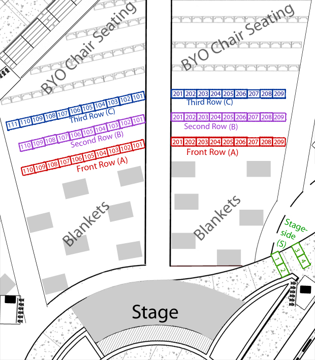 Royal VIP Seating Map